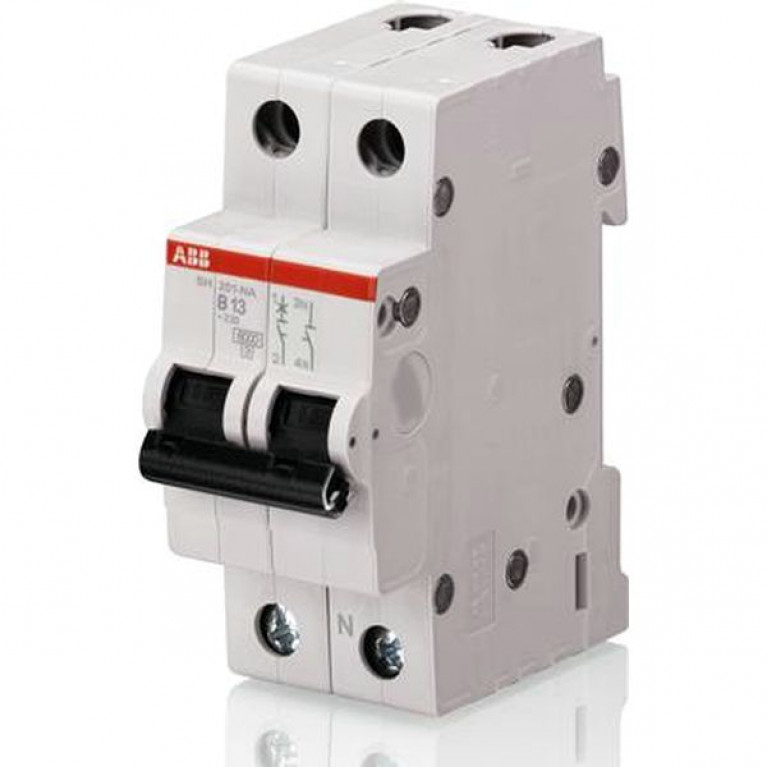Автоматический выключатель ABB SH200 1P+N 16А (B) 6кА, 2CDS211103R0165