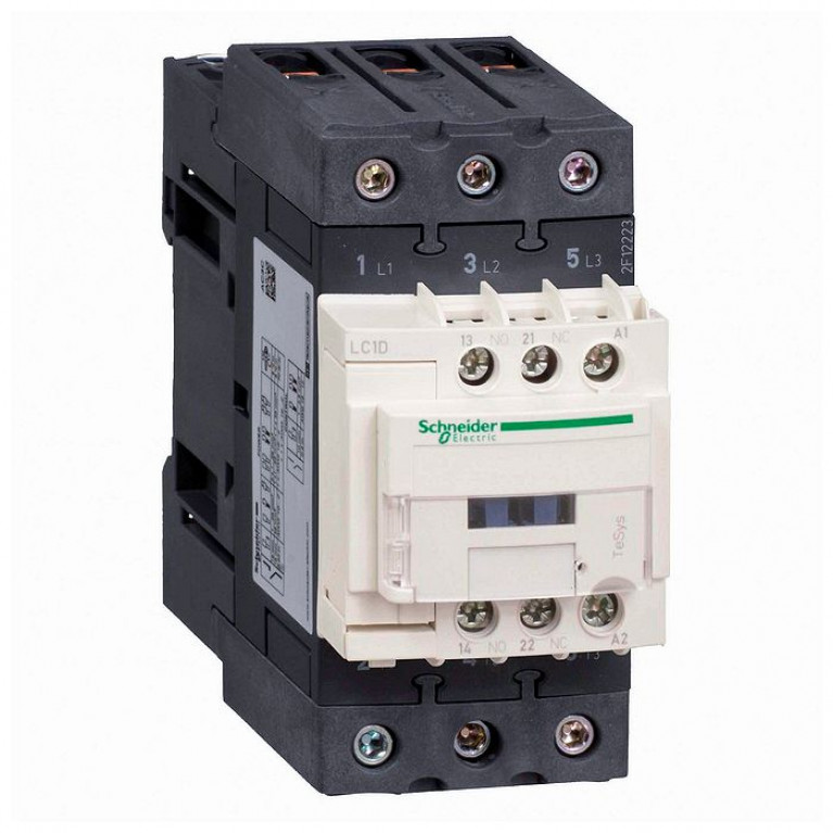 Контактор Schneider Electric TeSys LC1D EVERLINK 3P 50А 400//220В AC 22кВт, LC1D50A5M7TQ