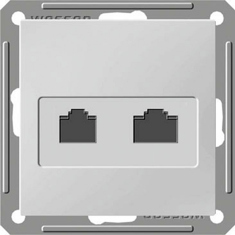 Розетка RJ11+RJ45 Cat.5 Schneider Electric W59, сосна, RSI-251TK5E-7-86