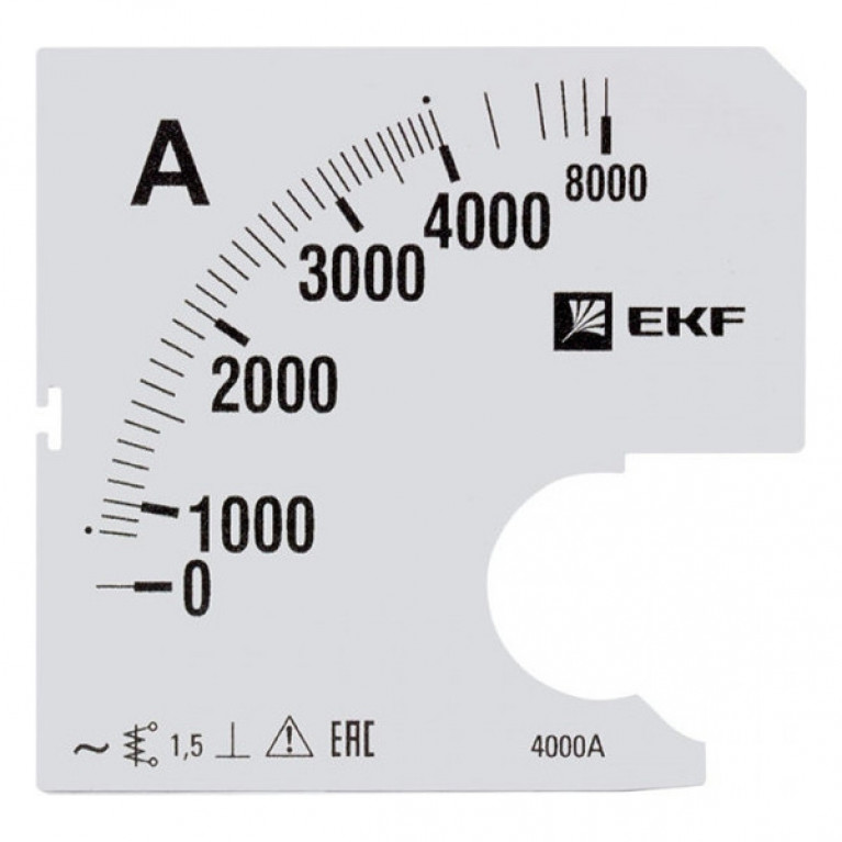 Шкала сменная для A961 4000//5А-1,5 EKF PROxima