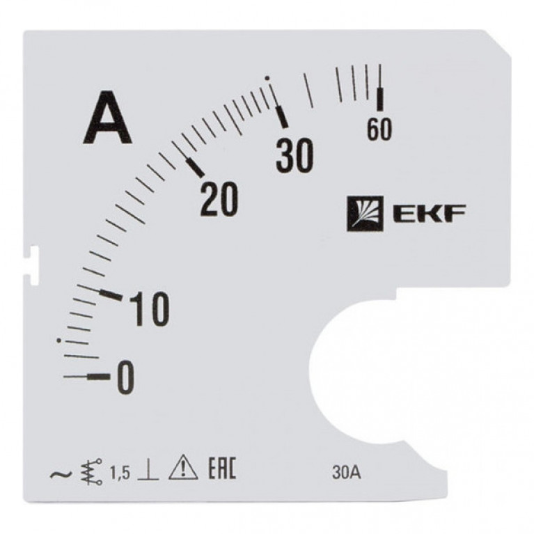 Шкала сменная для A961 30//5А-1,5 EKF PROxima