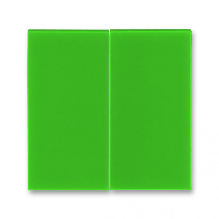Клавиша двойная ABB LEVIT, зеленый, 2CHH594470A8067