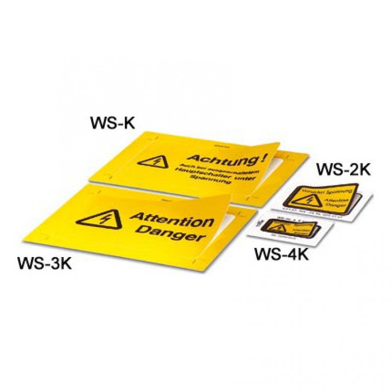 WS-3K Предупредительная табличка (упак. 10)