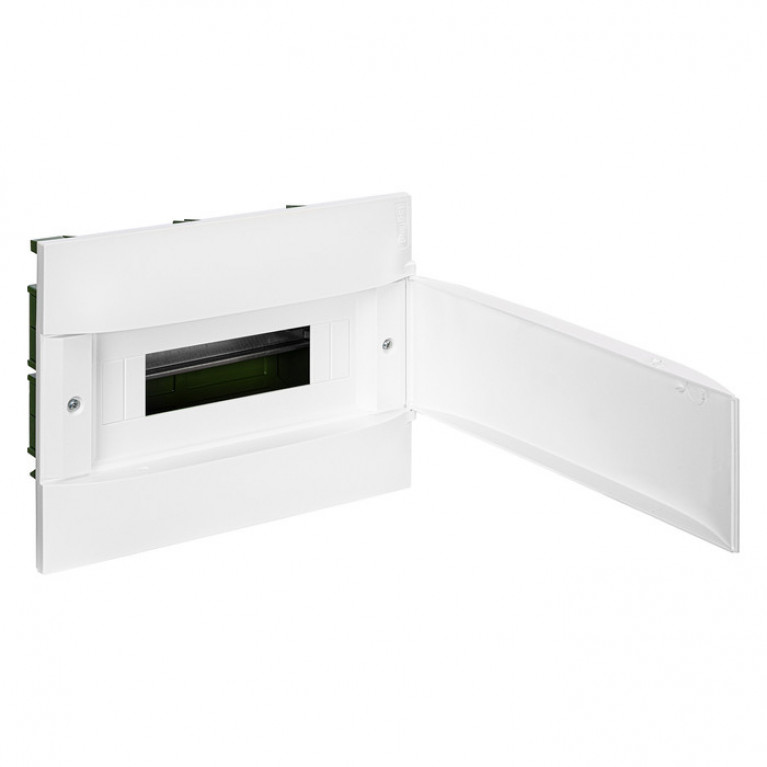 Practibox S Пластиковый щиток Встраиваемый (в полые стены) 1X12 Белая дверь