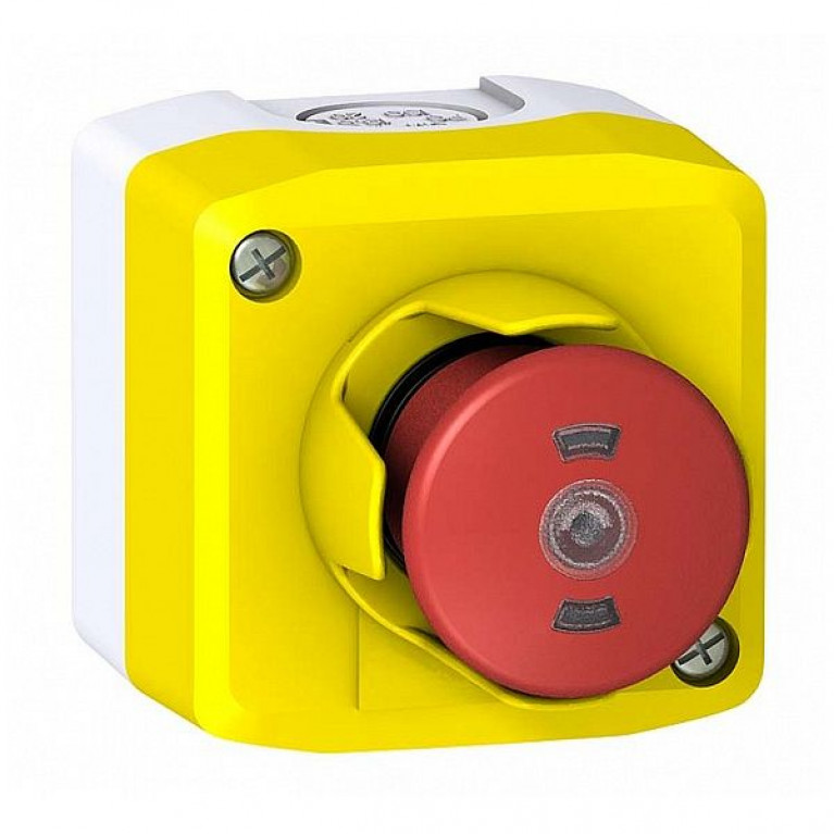 Кнопочный пост аварийной остановки Schneider Electric Harmony XALF, 1 кнопка, XALFKT64441