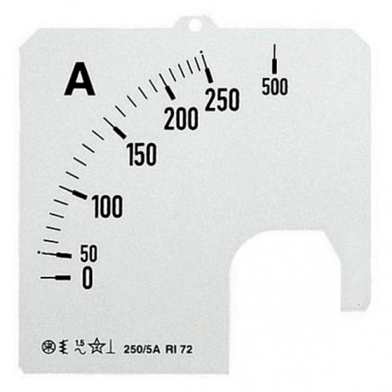 Шкала для амперметра SCL 1A5//100
