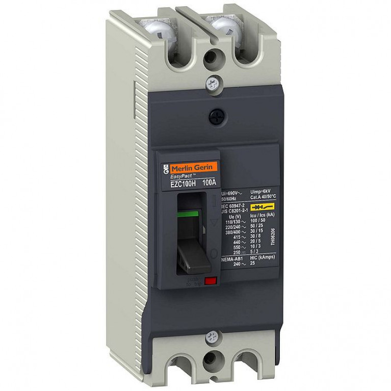 Силовой автомат Schneider Electric Easypact EZC TM-D, 30кА, 2P, 15А, EZC100H2015