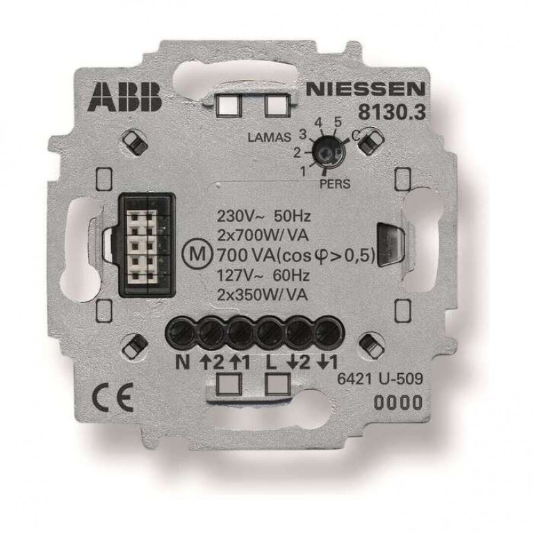 Механизм кнопочного выключателя для жалюзи ABB SKY, 2CLA813030A1001