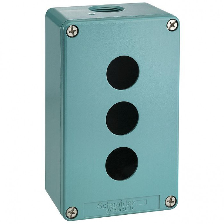 Корпус кнопочного поста Schneider Electric Harmony XAP, 3 отверстия, XAPM2203