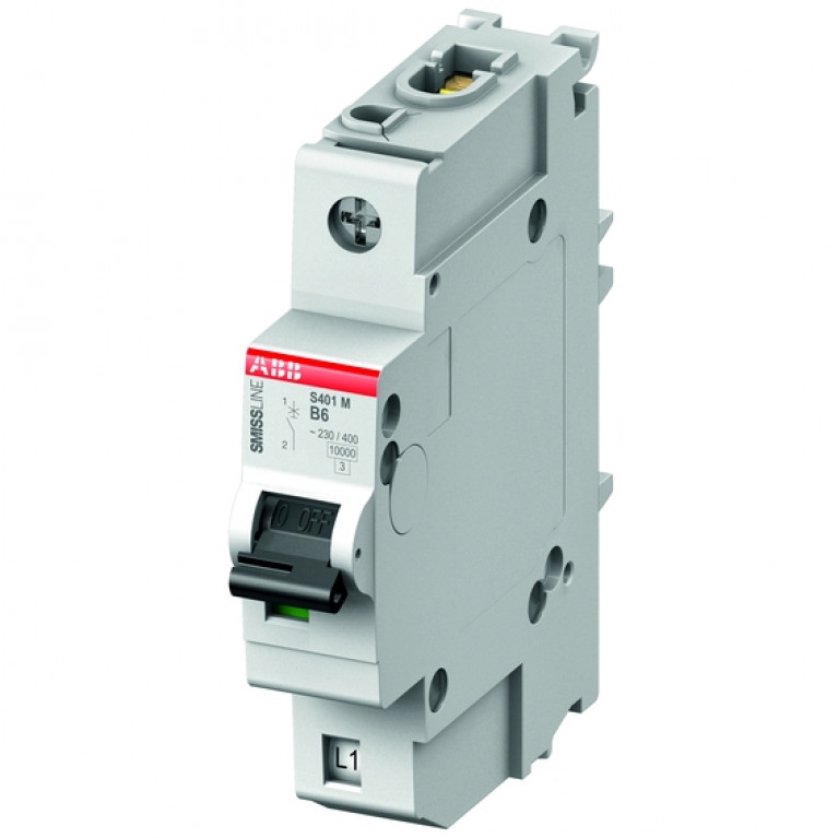 Автоматический выключатель ABB S400M 1P 25А (D) 10кА, 2CCS571001R0251