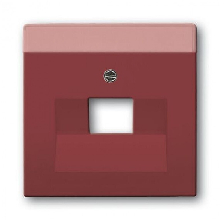 Накладка на розетку информационную ABB, красный, 1710-0-3219