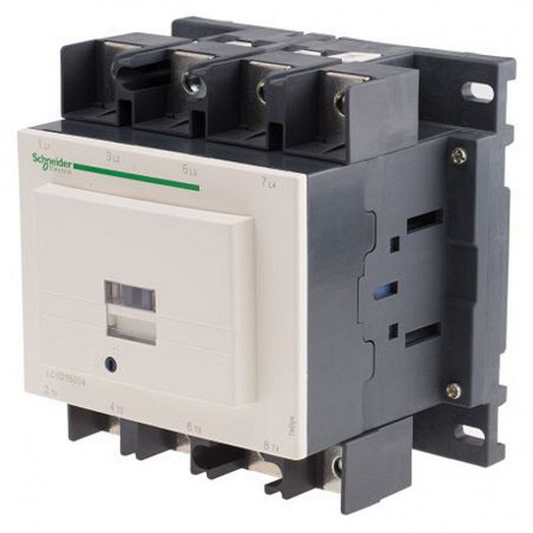 Контактор Schneider Electric TeSys LC1D 4P 200А 440//24В DC 90кВт, LC1D1150046BD