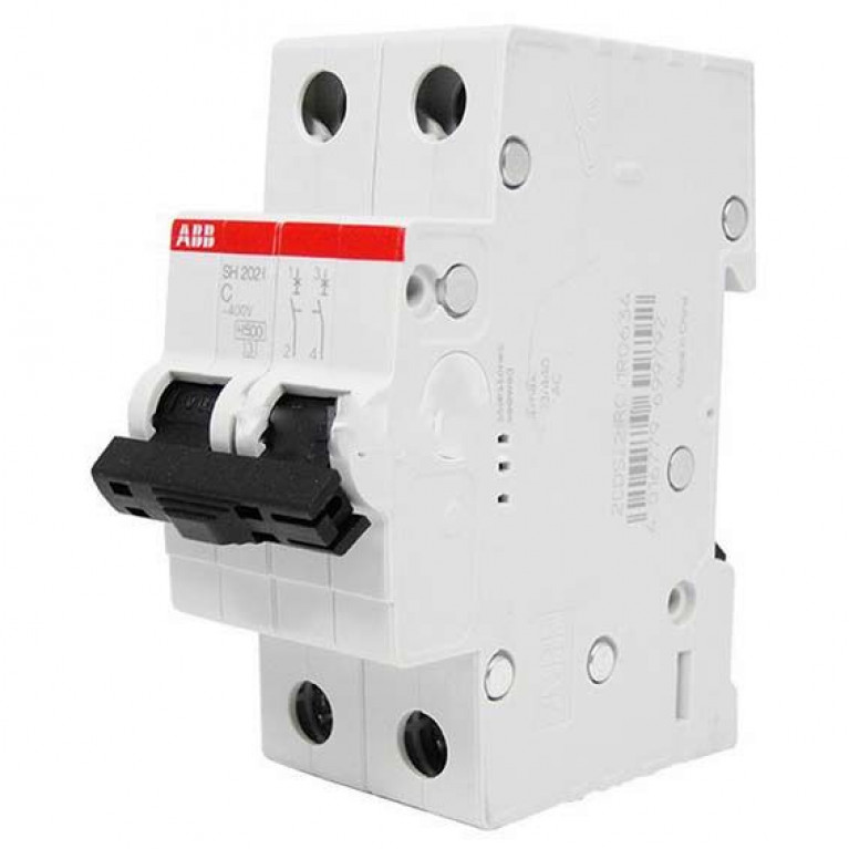 Автоматический выключатель ABB SH200L 2P 63А (C) 4.5кА, 2CDS242001R0634