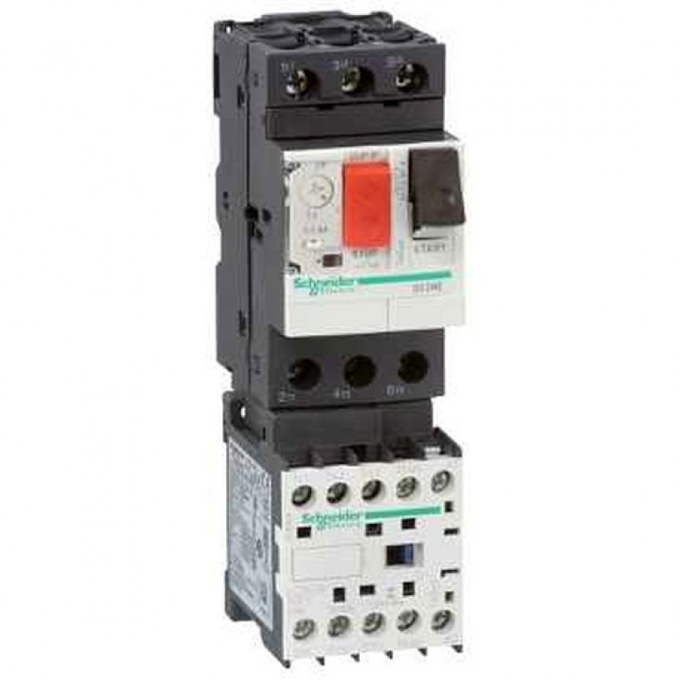 Пускатель Schneider Electric TeSys GV2ME 14А, 5.5кВт 400//24В, GV2ME16K1B7