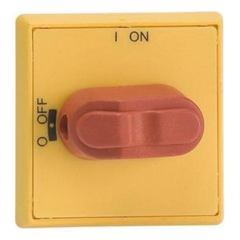 Ручка управления OHYS2AJ1E-RUH (желто-красная) для упр. через дверь рубильниками типа OT16..125F