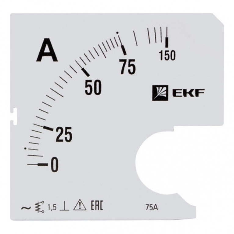 Шкала сменная для A961 75//5А-1,5 EKF PROxima