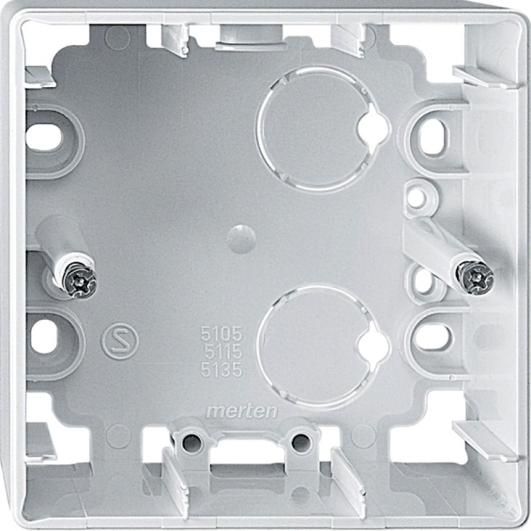 Коробка одинарная для накладного монтажа Премиум-класса Artec Schneider Electric (Германия). Артикул: MTN513519