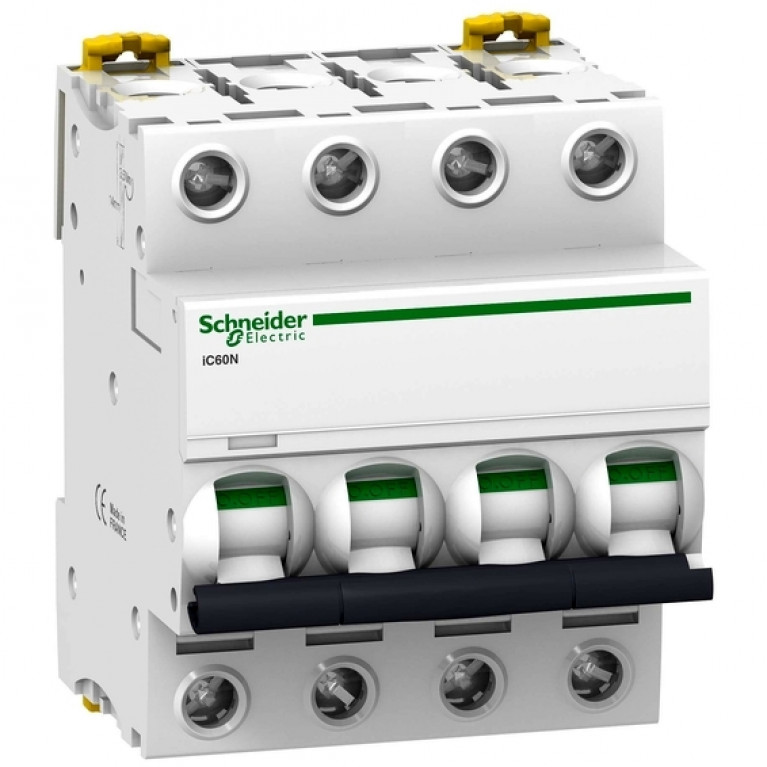 Автоматический выключатель Schneider Electric Acti9 4P 16А (C) 10кА, A9F79416