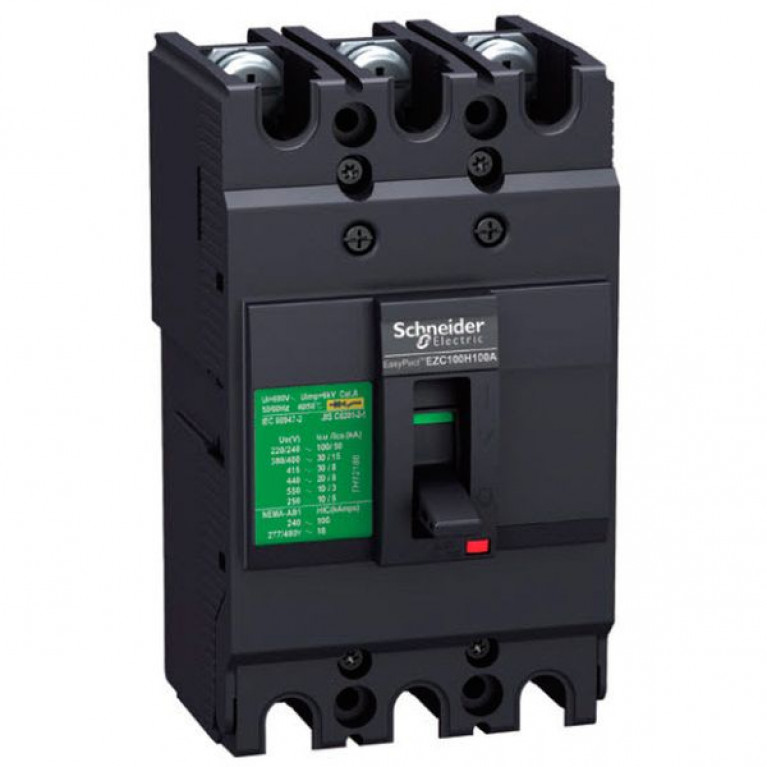 Силовой автомат Schneider Electric Easypact EZC TM-D, 10кА, 3P, 16А, EZC100F3016