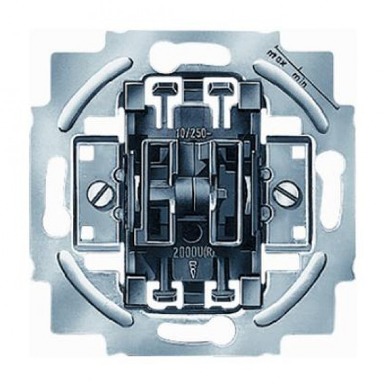 Механизм выключателя 2-клавишного кнопочного ABB коллекции BJE, скрытый монтаж, 2CKA001413A0509