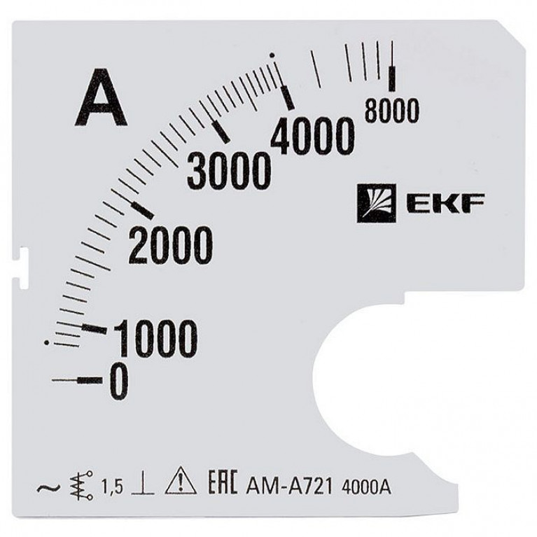 Шкала сменная для A721 4000//5А-1,5 EKF PROxima