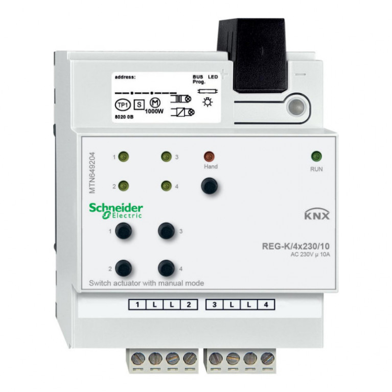 АКТОР ДЛЯ ВЫКЛ REG-K//4X230//10 С РУЧН УПР