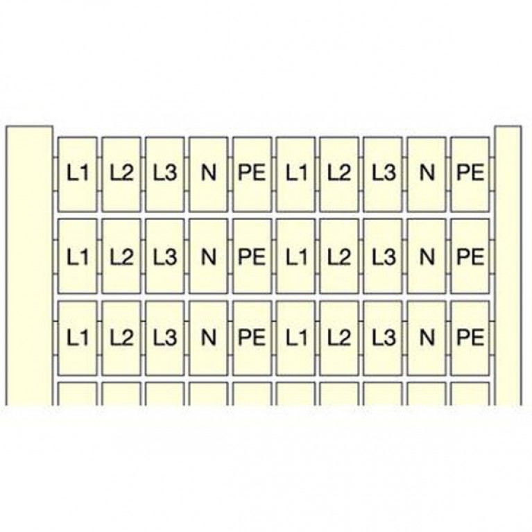 Маркировка RC55 20X(L1-L2-L3-N-PE)