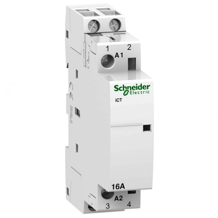 Модульный контактор Schneider Electric iCT 2P 16А 230//240В AC, A9C22712