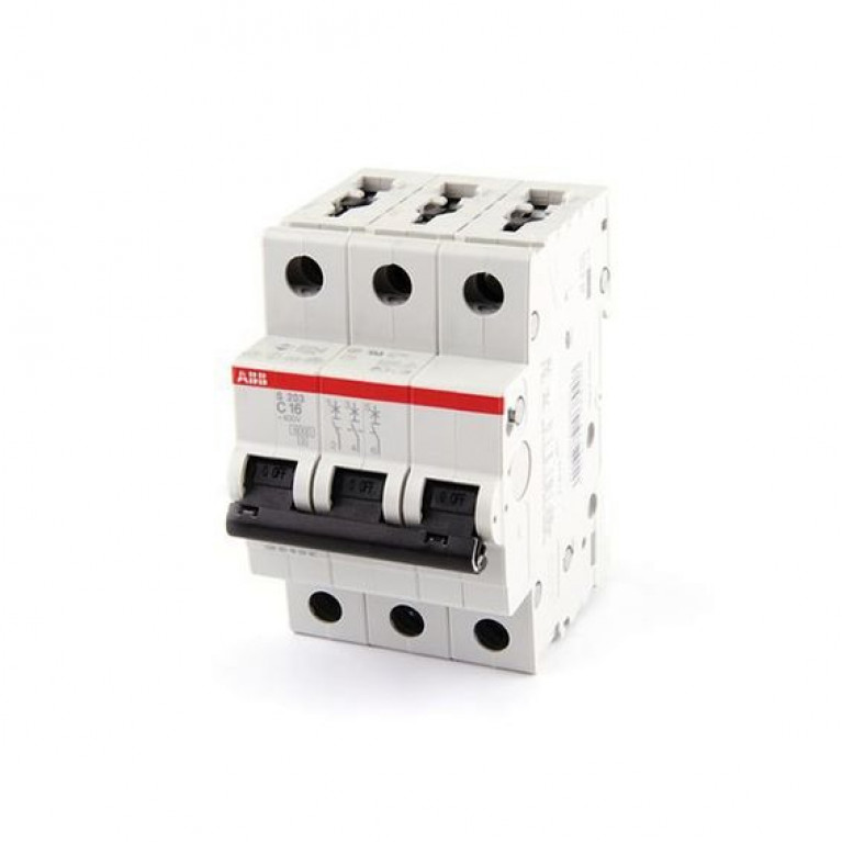 Автоматический выключатель ABB SH200L 3P 50А (C) 4.5кА, 2CDS243001R0504