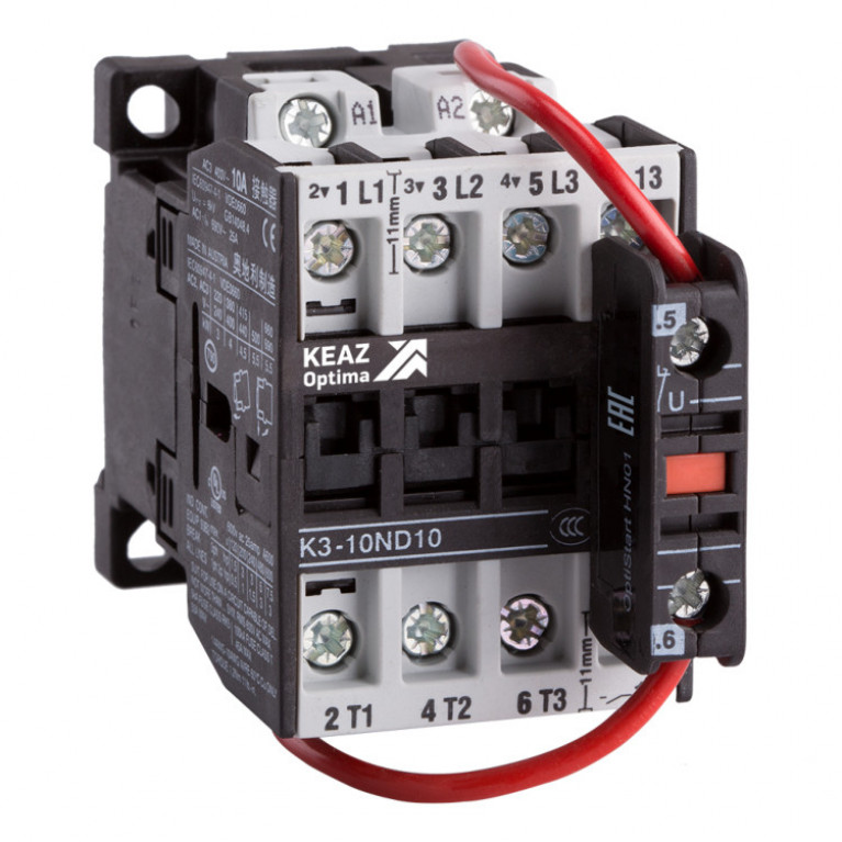 Контактор КЭАЗ OptiStart 3P 18А //24В DC, 117250