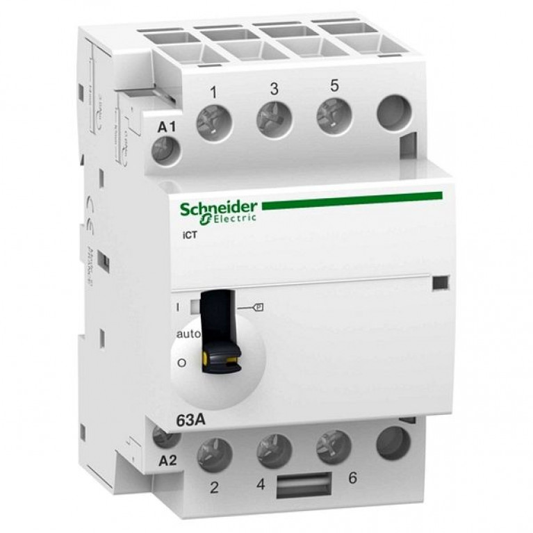 Модульный контактор Schneider Electric iCT 3P 40А 400//240В AC, A9C21843
