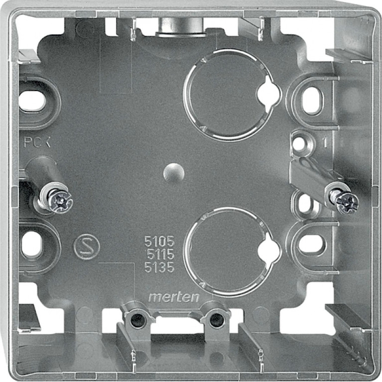 Коробка одинарная для накладного монтажа Премиум-класса Artec Schneider Electric (Германия). Артикул: MTN513546