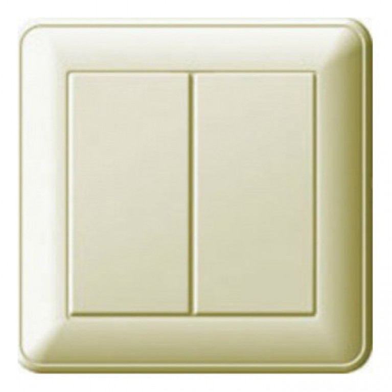 Выключатель 2-клавишный Schneider Electric W59, скрытый монтаж, слоновая кость, VS516-252-28