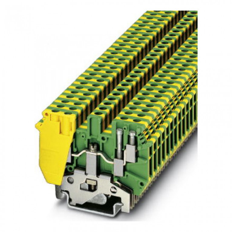 Клемма защитного провода PHOENIX CONTACT 0,2.4 мм², желто-зеленый, 2775184