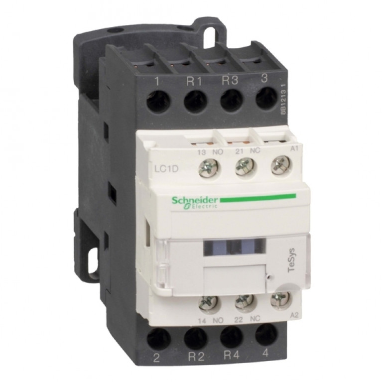 Контактор Schneider Electric TeSys LC1D 2P 12А 400//220В DC 5.5кВт, LC1D128MD