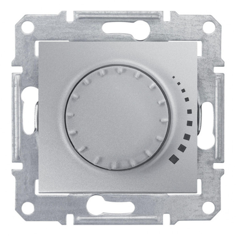 Светорегулятор поворотно-нажимной Schneider Electric SEDNA, 325 Вт, алюминий, SDN2200760