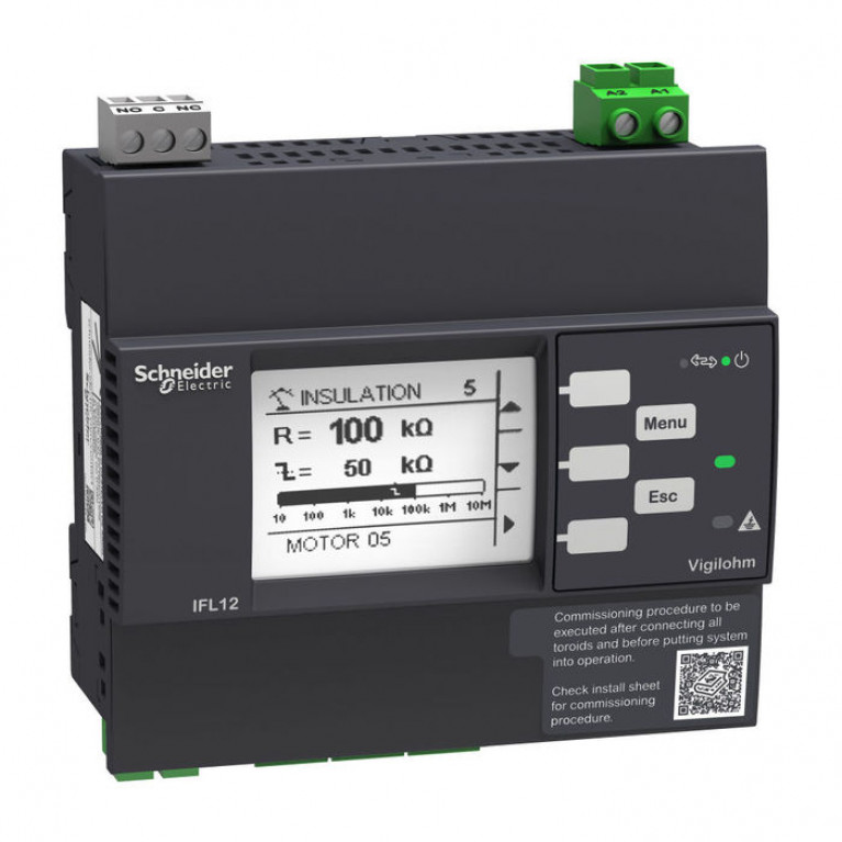 Локализатор повреждения изоляции IFL12, 110-440В Modbus высокий уровень помех
