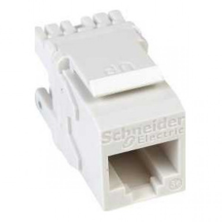 Модуль RJ45 Keystone Кат.5е UTP Белый