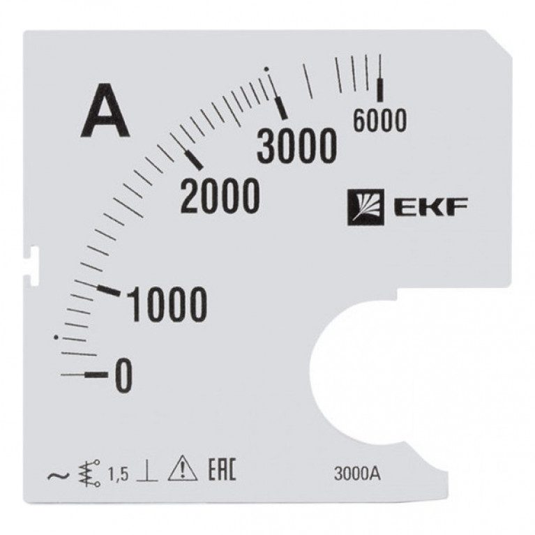 Шкала сменная для A961 3000//5А-1,5 EKF PROxima