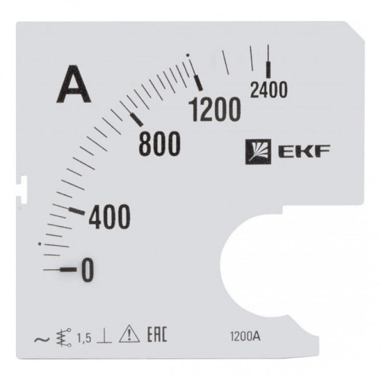 Шкала сменная для A721 1200//5А-1,5 EKF PROxima