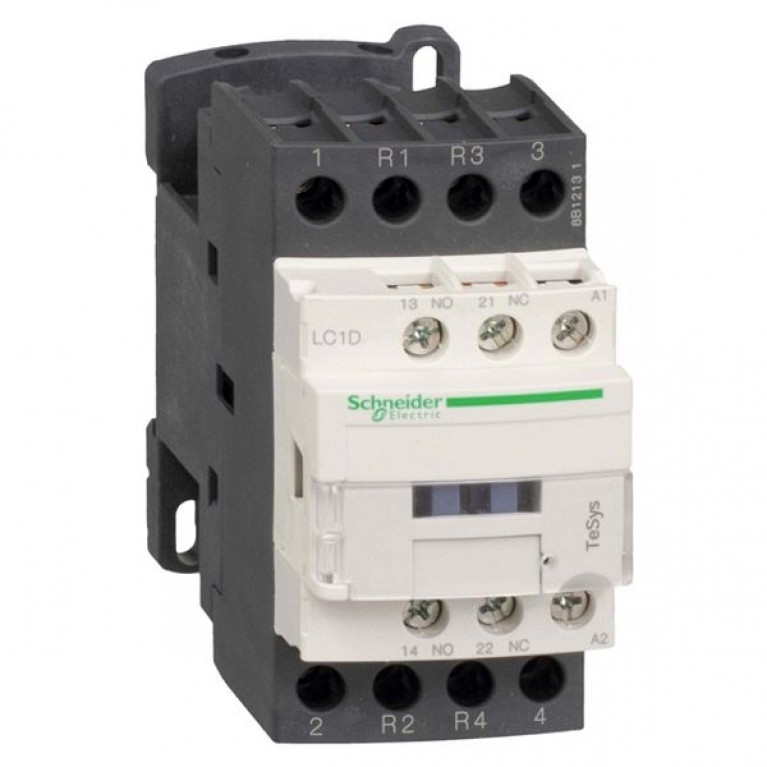 Контактор Schneider Electric TeSys LC1D 3P 9А 400//24В DC 4кВт, LC1D098BL