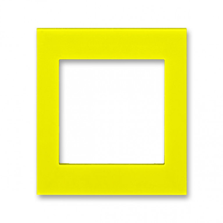 Накладка промежуточная на многопостовую рамку ABB LEVIT, жёлтый, 2CHH010350B8064