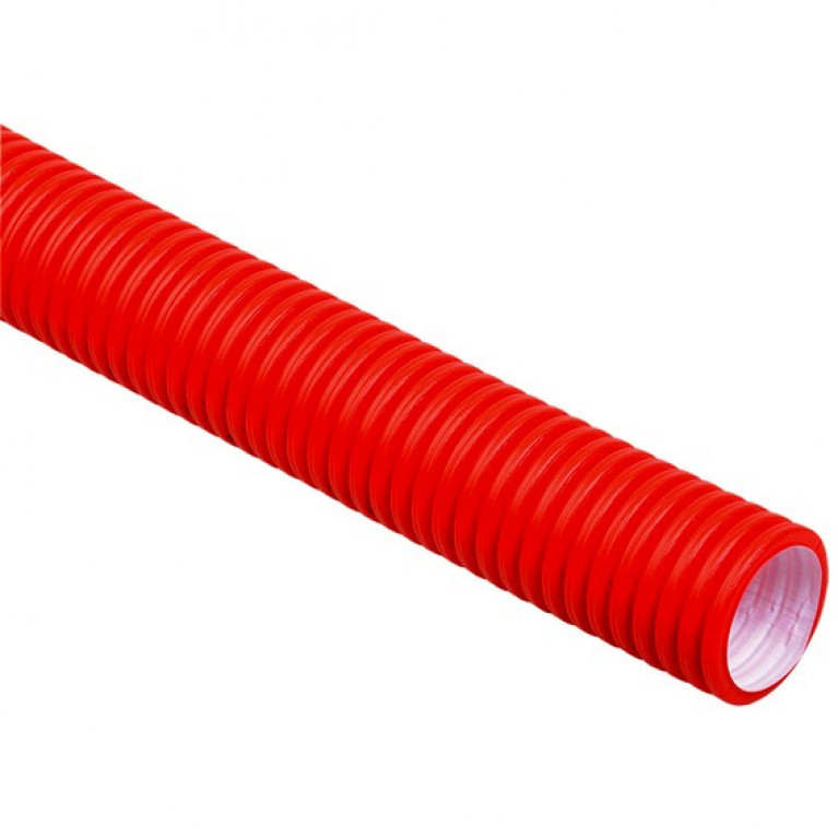 Труба гофр двустенная ПНД d63 красная (50м) ИЭК. Труба гофрированная двустенная ПНД D=140мм красная сtg12-140-k04-050-r IEK.