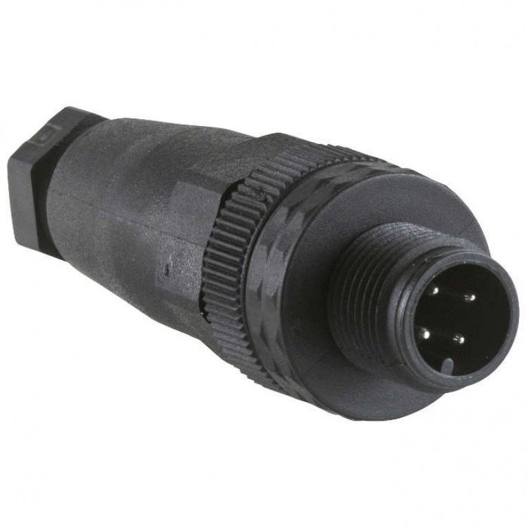 М12 ПРЯМ. РАЗЪЕМ 4 ШТЫРЯ XZCC12MDP40B