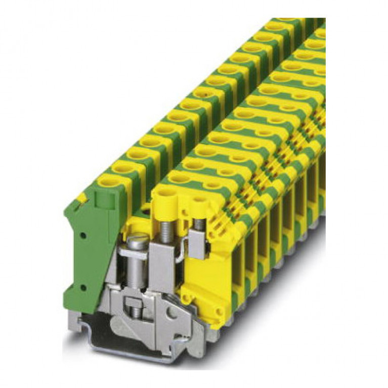 Клемма защитного провода PHOENIX CONTACT 0,5.10 мм², желто-зеленый, 3001420