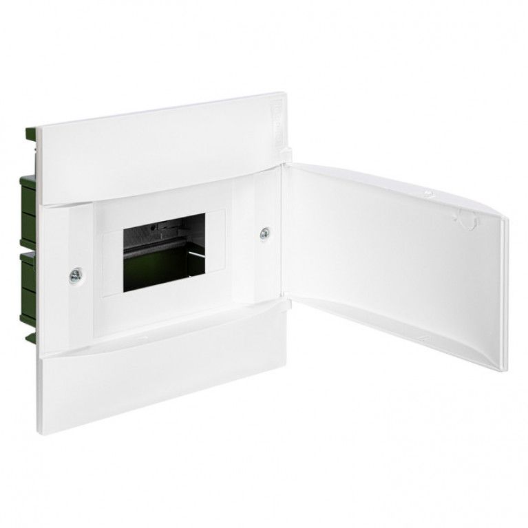 Practibox S Пластиковый щиток Встраиваемый (в полые стены) 1X6 Белая дверь