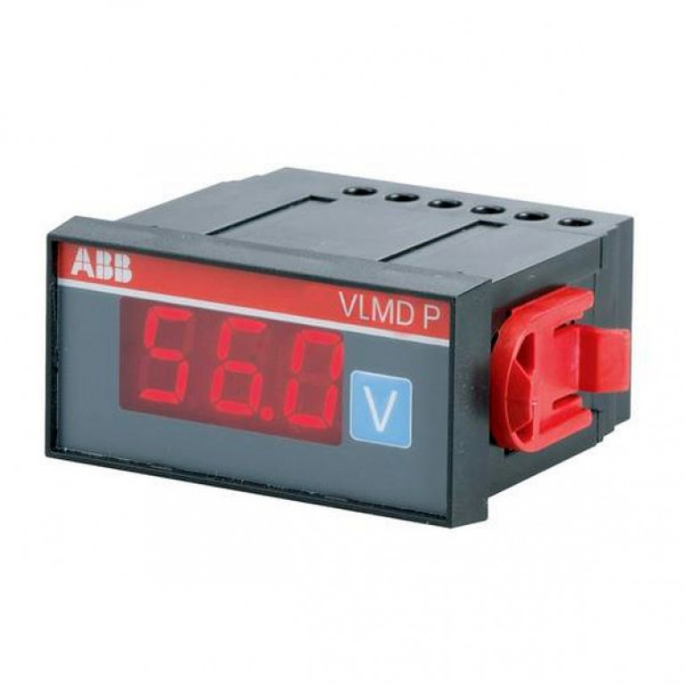 Вольтметр щитовой ABB VLMD 10В AC//DC, цифровой, кл.т. 0,5, 2CSG213635R4011