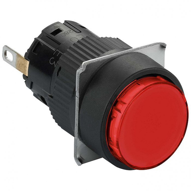 Лампа сигнальная Schneider Electric Harmony, 16мм, 12В, DC, Красный, XB6EAV4JP