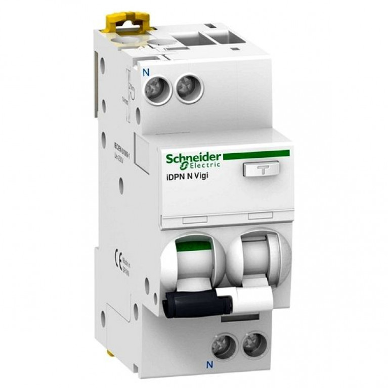 Дифавтомат Schneider Electric Acti9 2P 6А (B) 6кА 30мА (AC), A9D55606