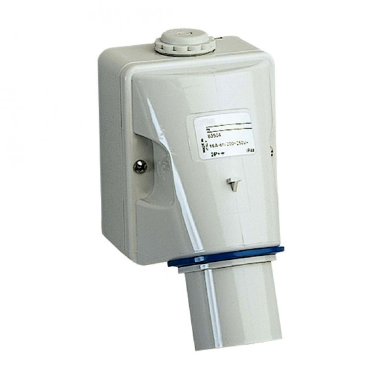 PLUG WALL MOUNT 16A 2P-E